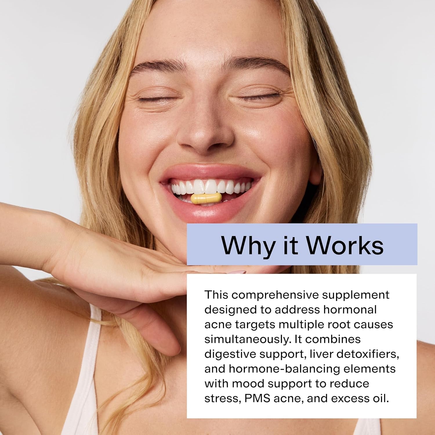 MINDBODYSKIN Hormonal Acne Supplement